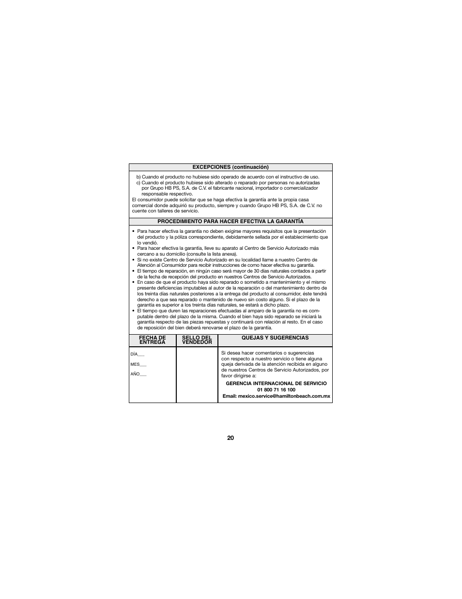 Proctor-Silex Roaster Oven Buffet Server Pan-32508Y User Manual | Page 20 / 24