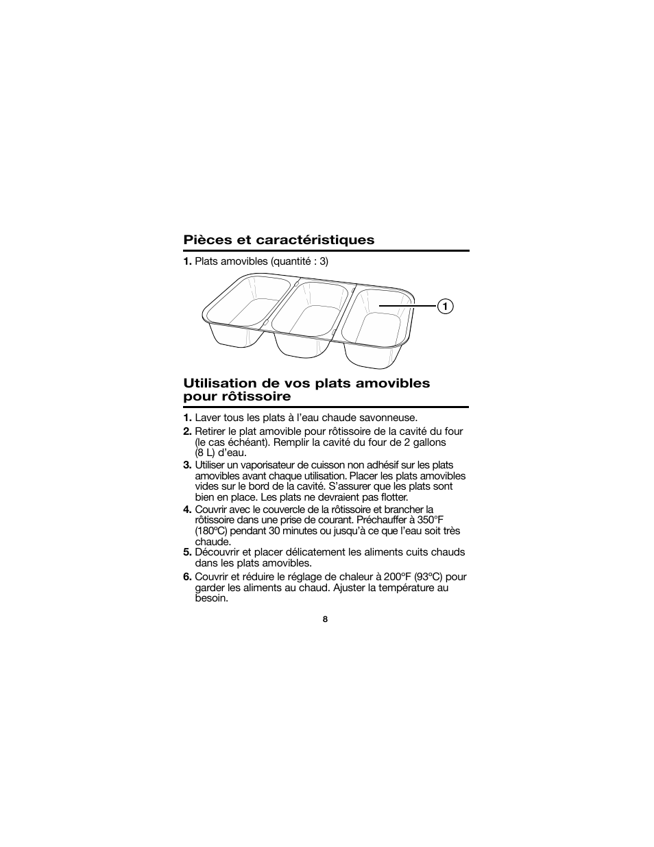 Proctor-Silex Roaster Oven Buffet Server Pan-32508Y User Manual | Page 8 / 24
