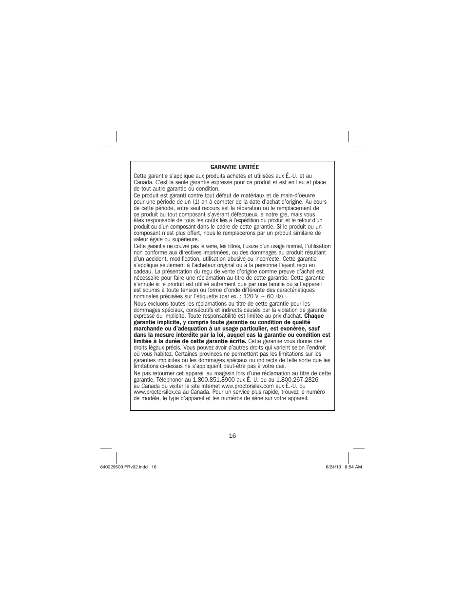 Proctor-Silex Large Electric Griddle-38516 User Manual | Page 16 / 28