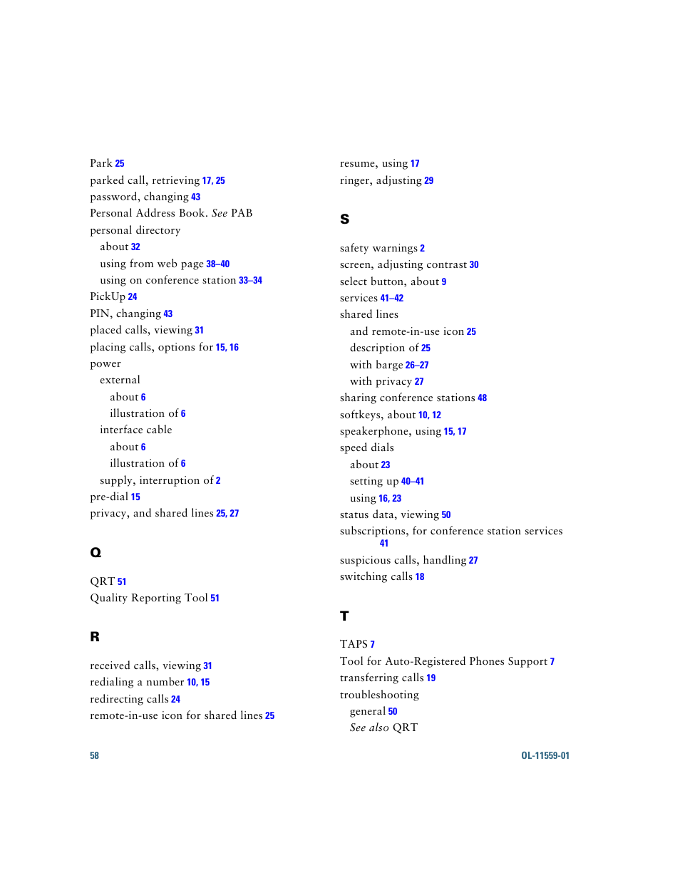 Cisco 7937G User Manual | Page 66 / 70
