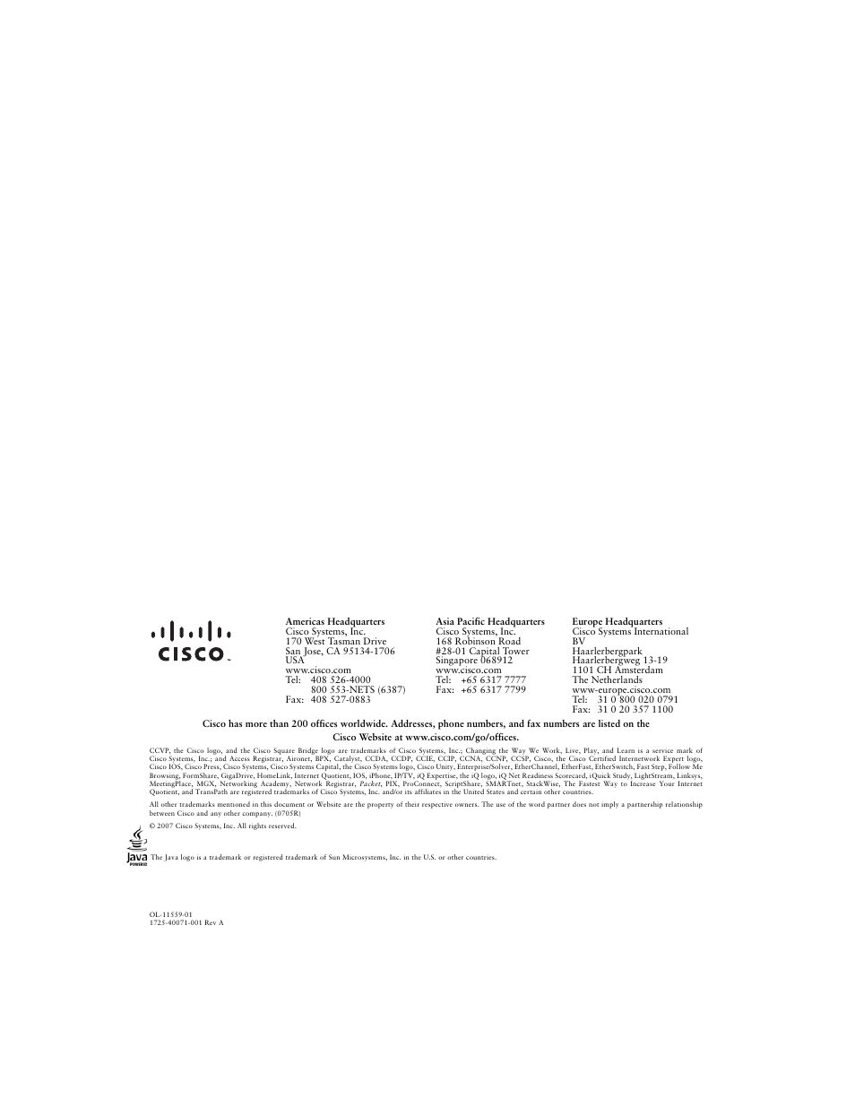Cisco 7937G User Manual | Page 70 / 70