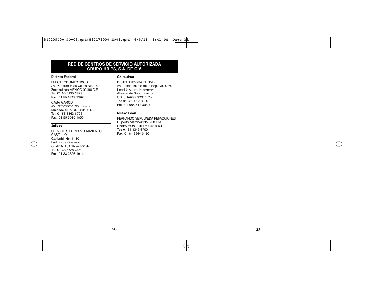 Proctor-Silex Dip and Food Warmer-33100 User Manual | Page 16 / 17