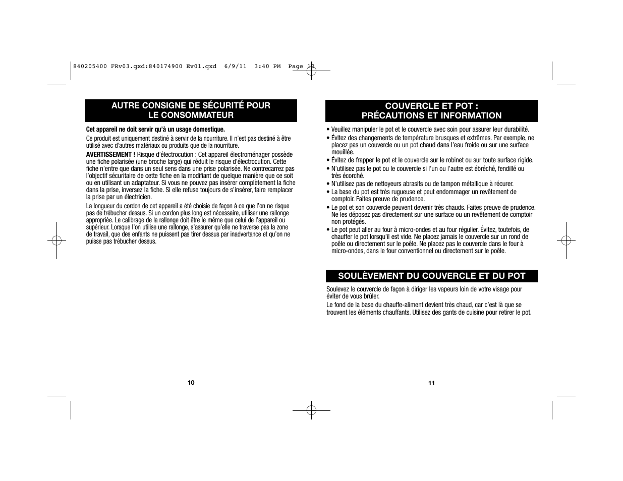 Proctor-Silex Dip and Food Warmer-33100 User Manual | Page 7 / 17