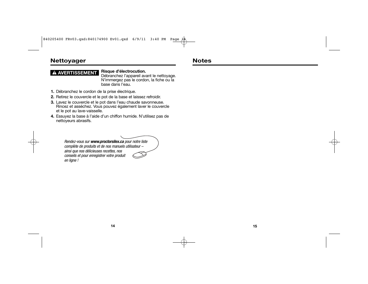 Proctor-Silex Dip and Food Warmer-33100 User Manual | Page 9 / 17