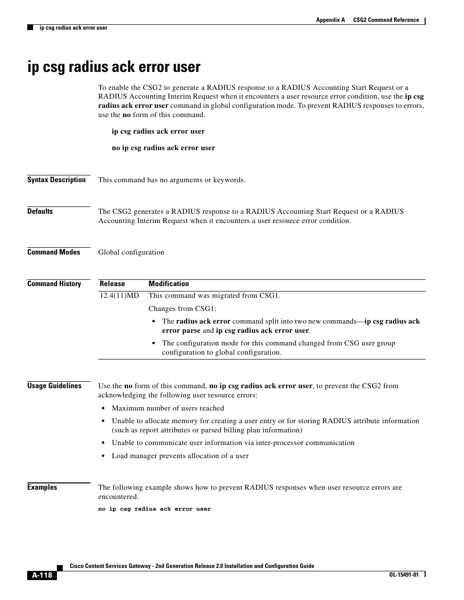 Ip csg radius ack error user | Cisco OL-15491-01 User Manual | Page 118 / 268