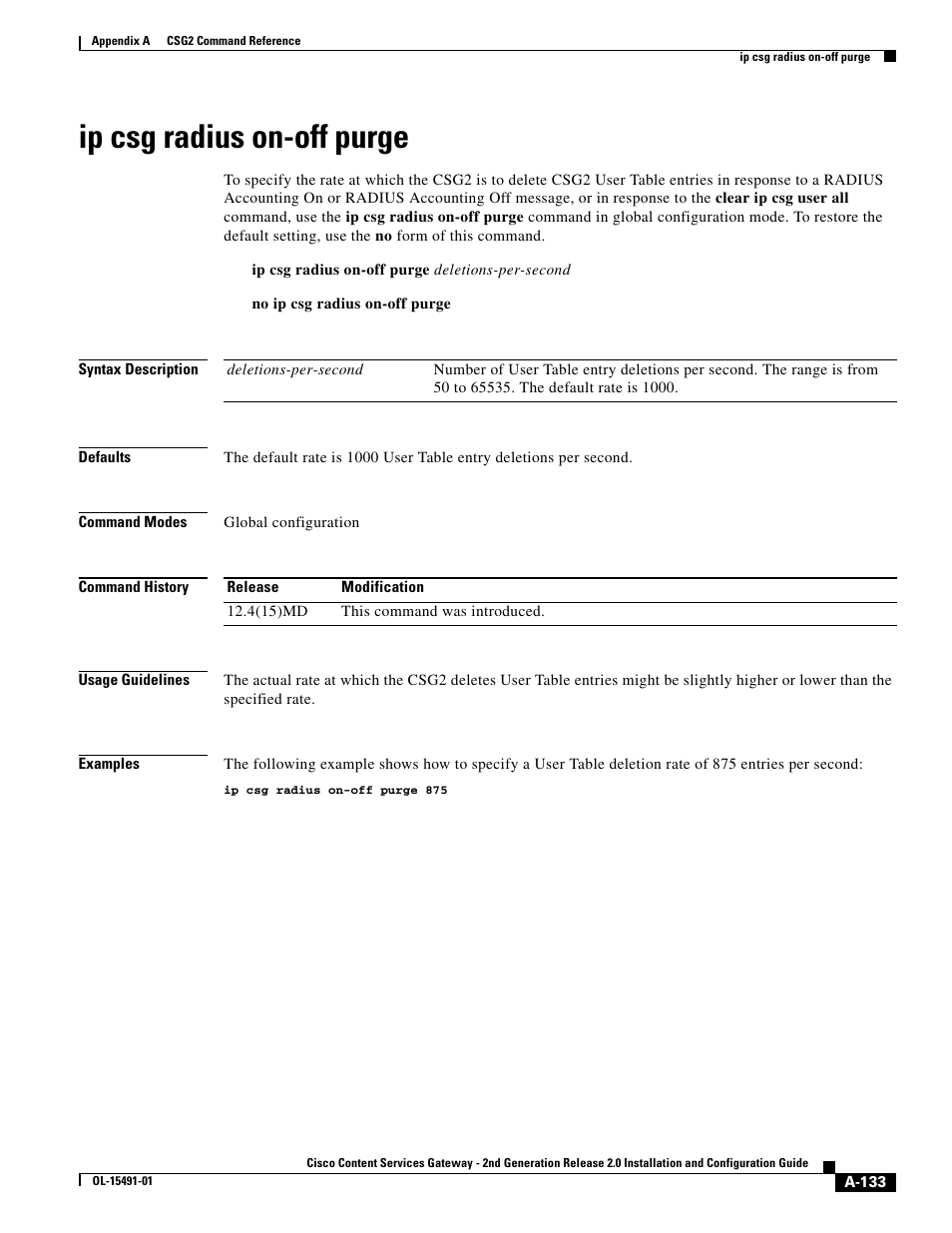 Ip csg radius on-off purge | Cisco OL-15491-01 User Manual | Page 133 / 268