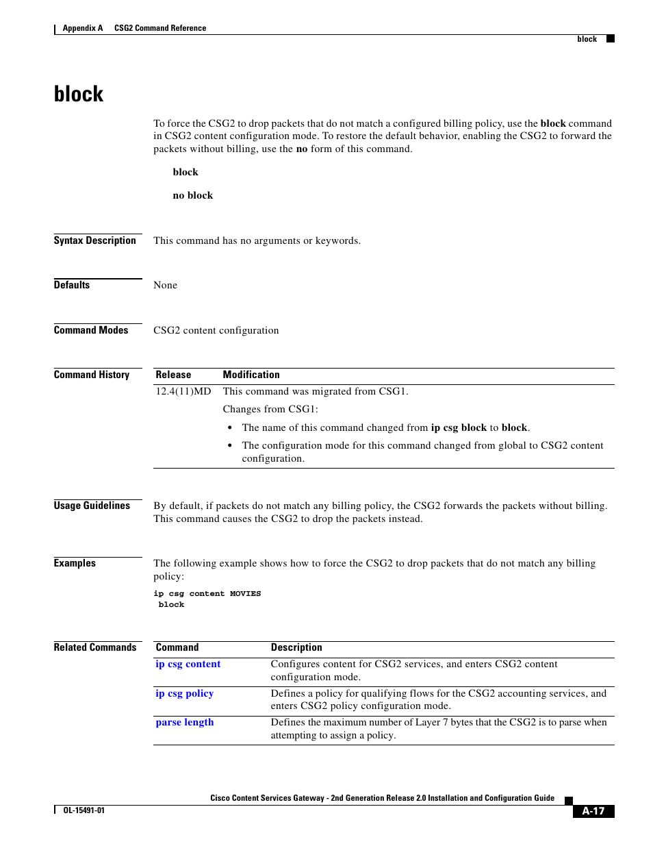 Block | Cisco OL-15491-01 User Manual | Page 17 / 268