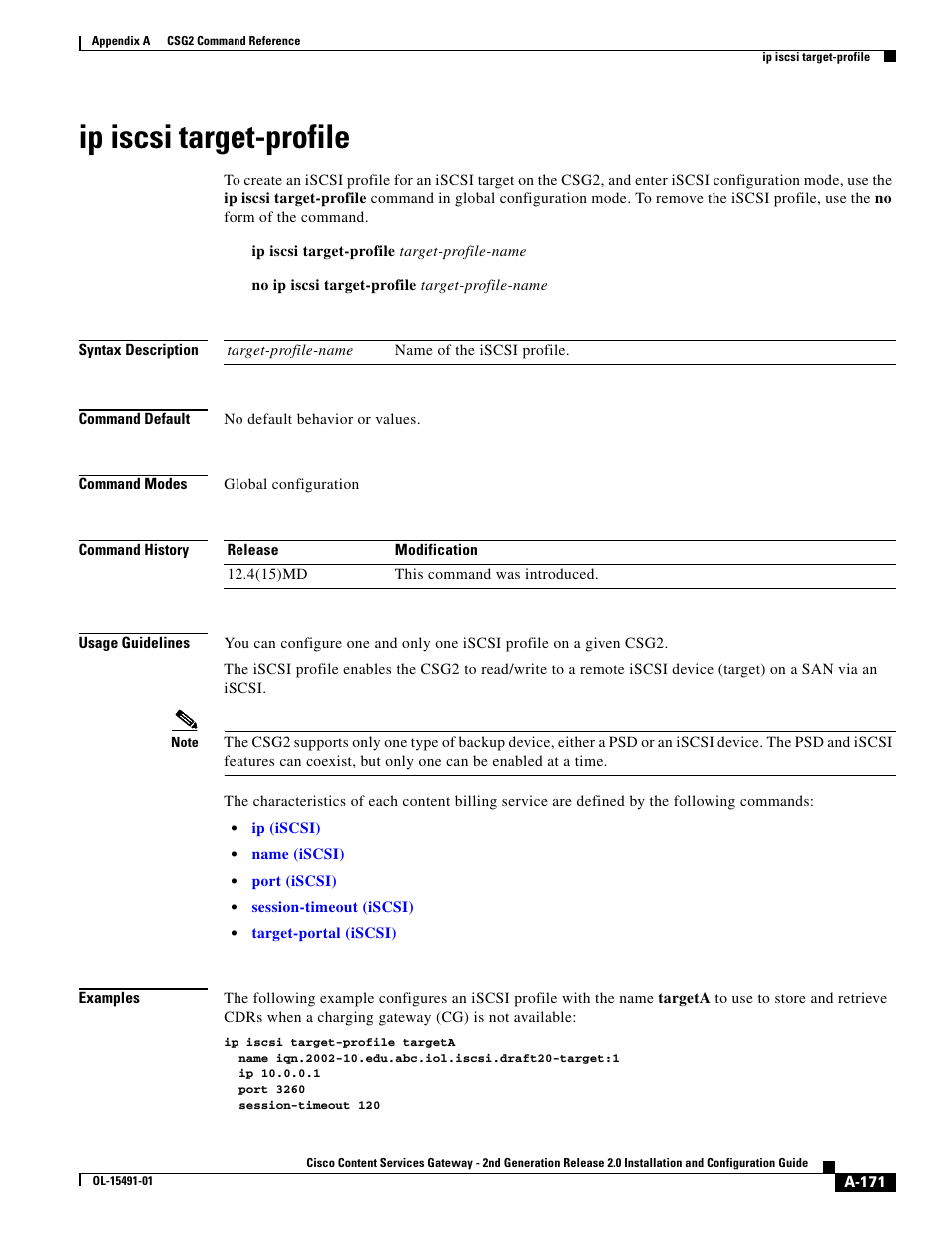 Ip iscsi target-profile | Cisco OL-15491-01 User Manual | Page 171 / 268