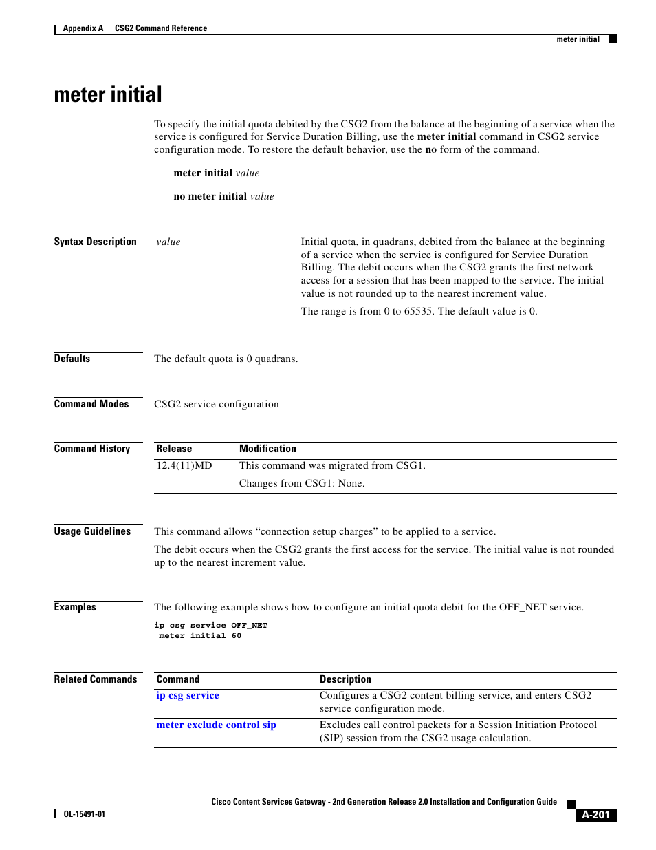 Meter initial | Cisco OL-15491-01 User Manual | Page 201 / 268