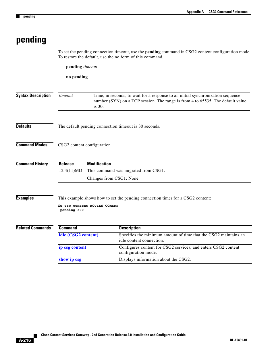 Pending | Cisco OL-15491-01 User Manual | Page 216 / 268