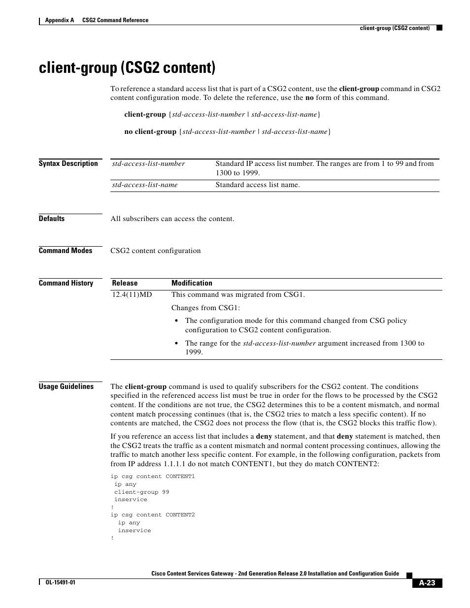 Client-group (csg2 content) | Cisco OL-15491-01 User Manual | Page 23 / 268