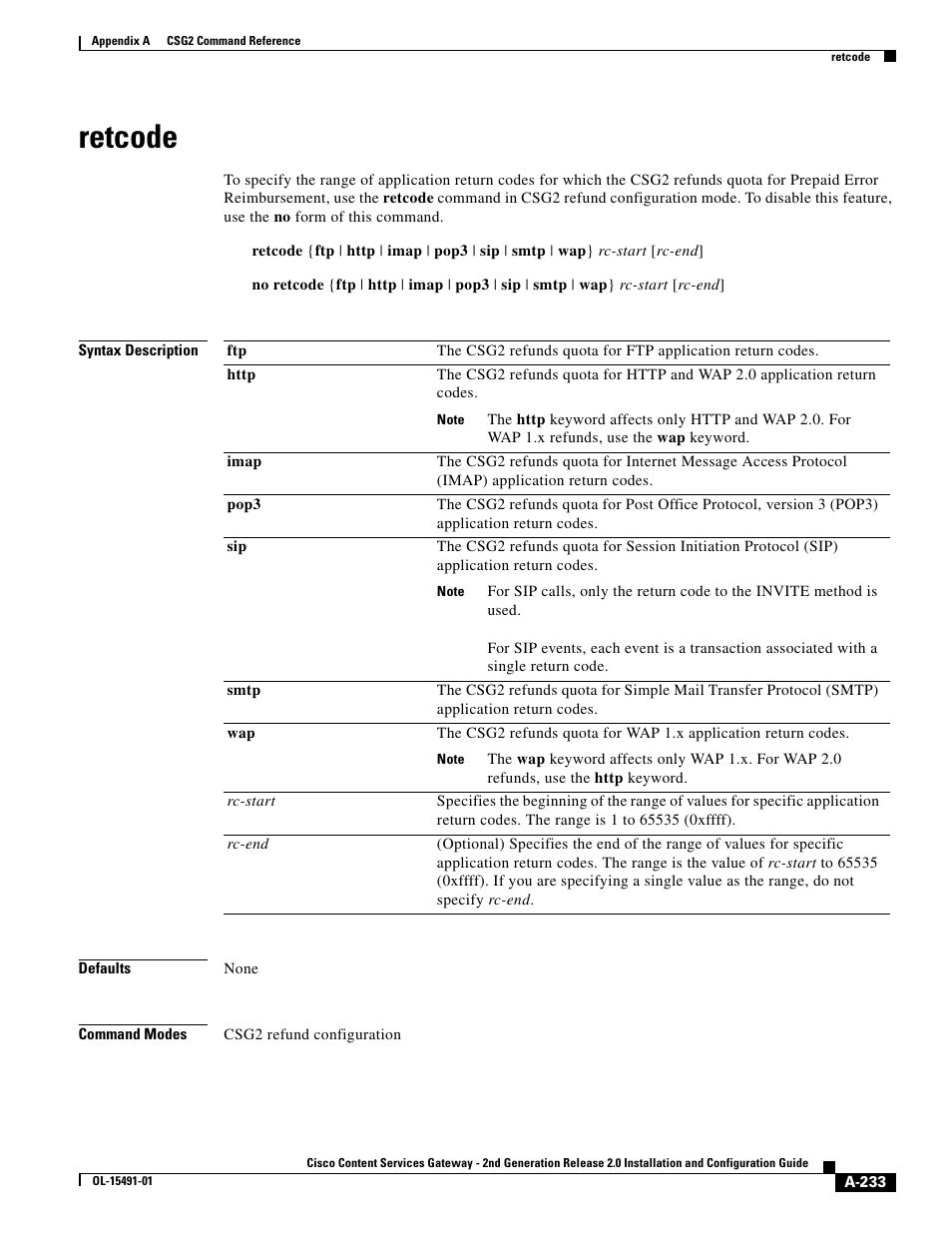 Retcode | Cisco OL-15491-01 User Manual | Page 233 / 268