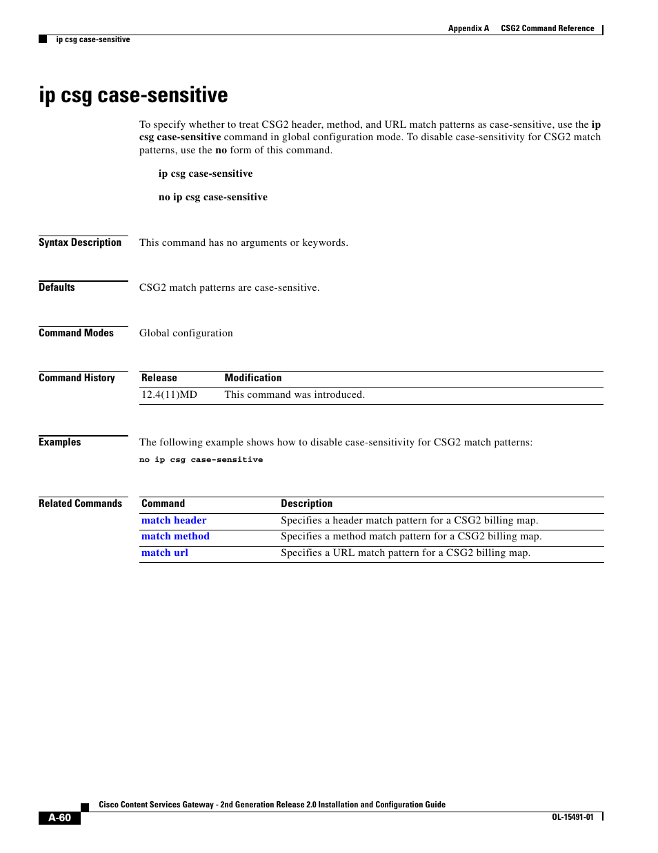 Ip csg case-sensitive | Cisco OL-15491-01 User Manual | Page 60 / 268