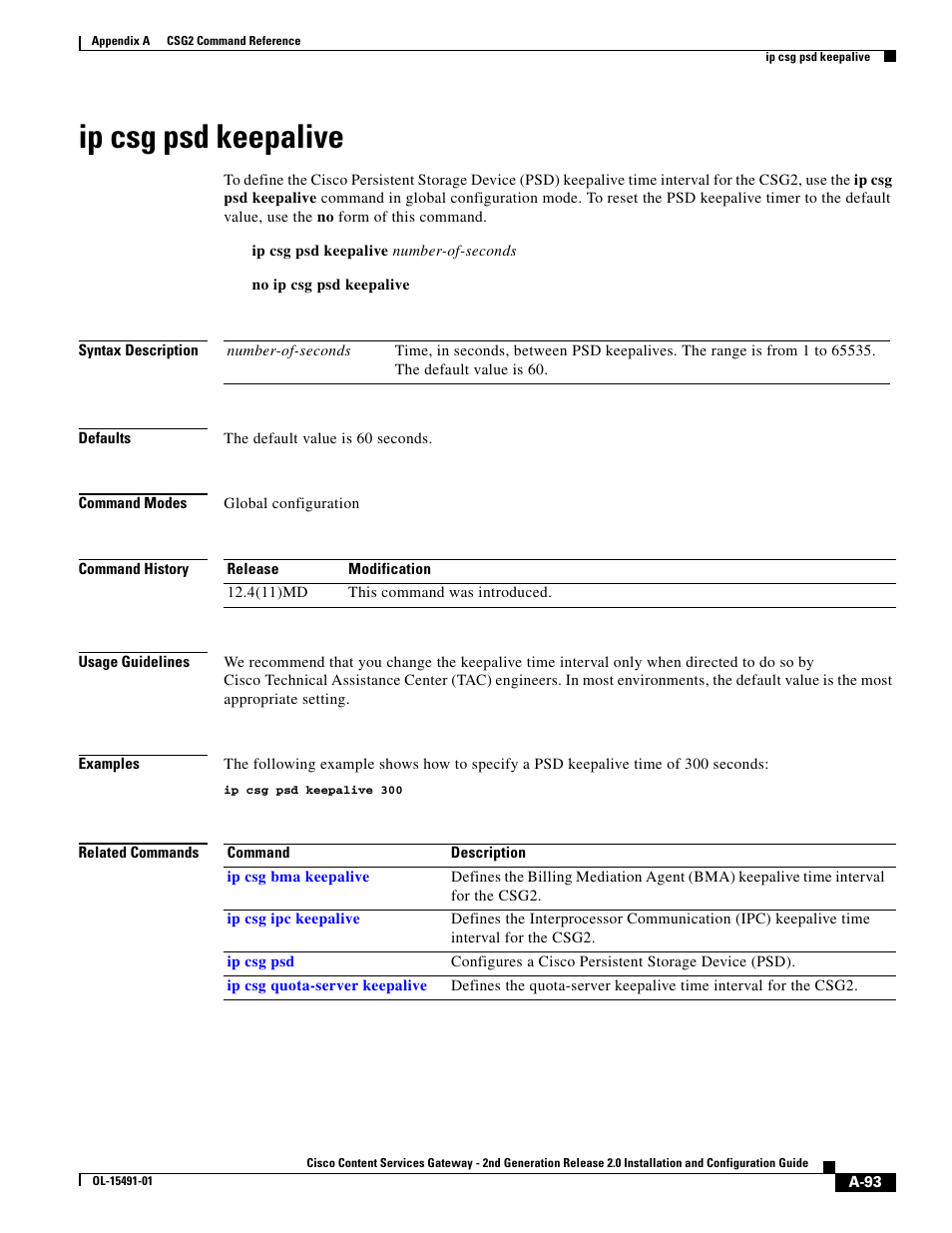 Ip csg psd keepalive | Cisco OL-15491-01 User Manual | Page 93 / 268