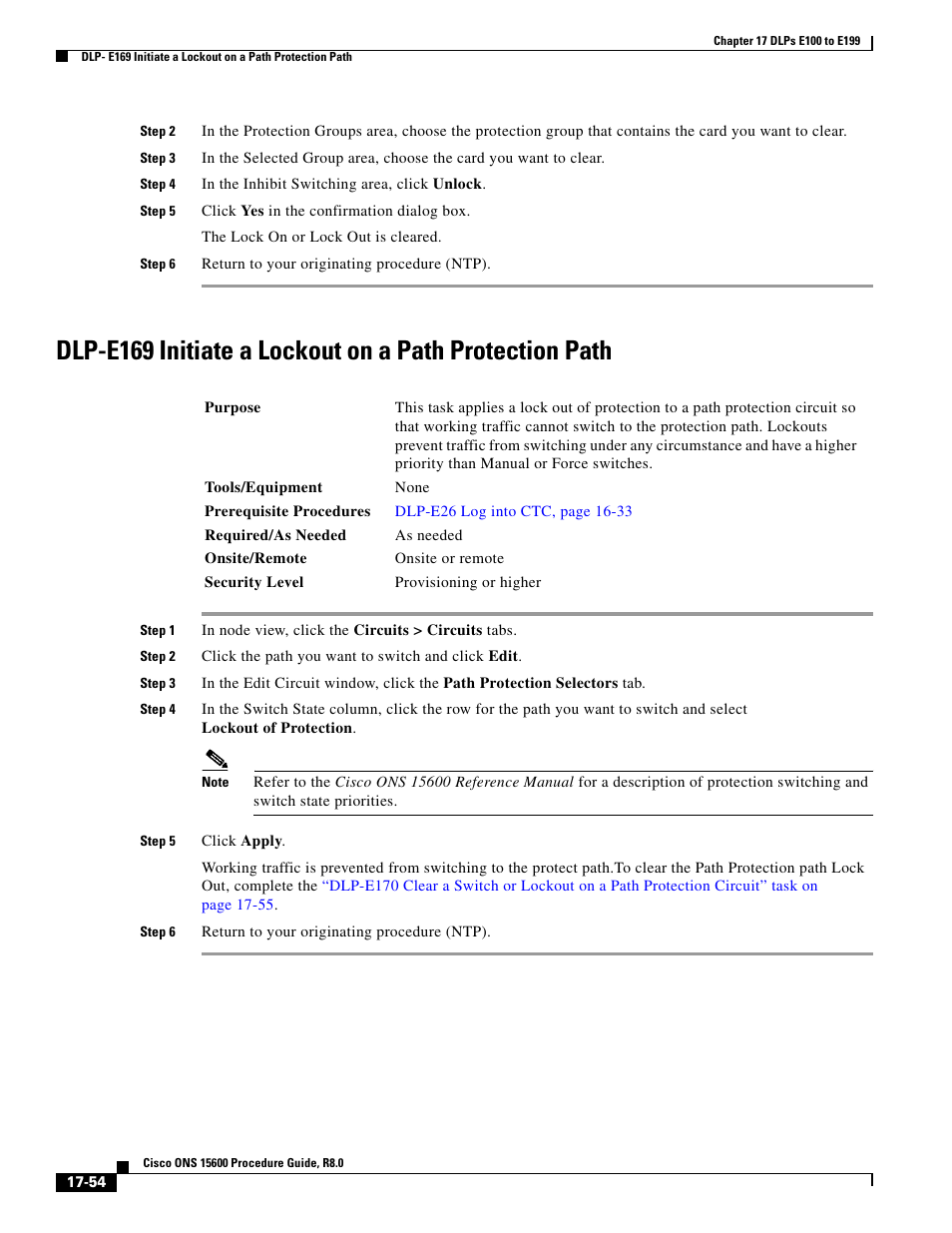 Cisco 15600 User Manual | Page 54 / 78