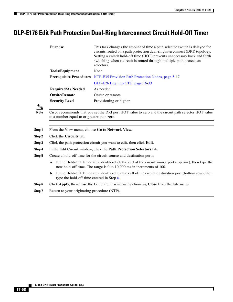 Cisco 15600 User Manual | Page 58 / 78