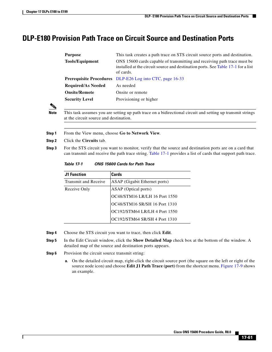 Cisco 15600 User Manual | Page 61 / 78