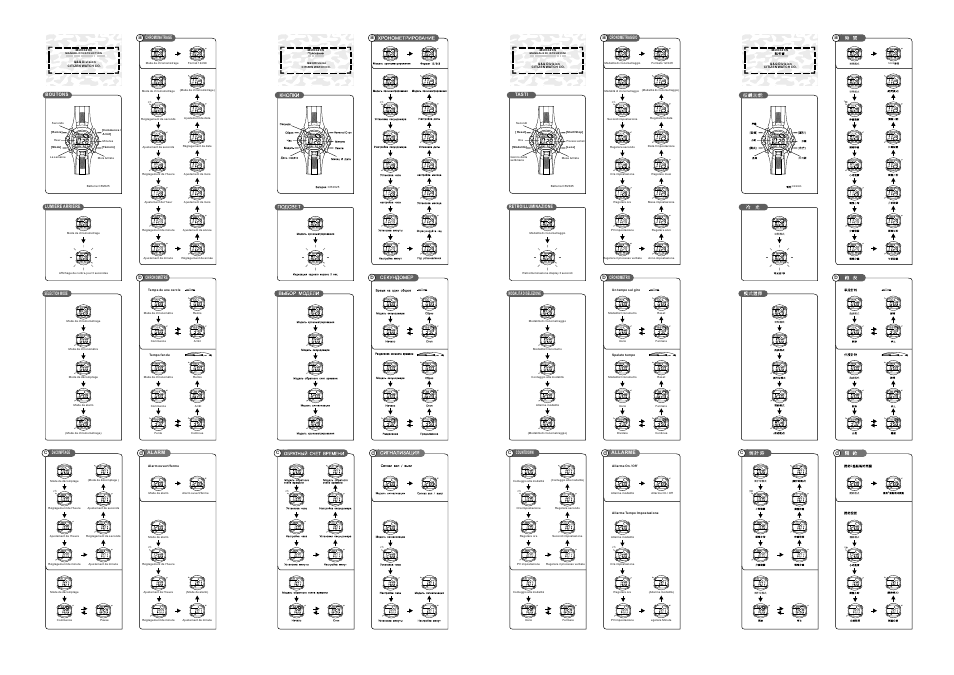 Q&Q QUARTZ MD0341N User Manual | Page 2 / 2