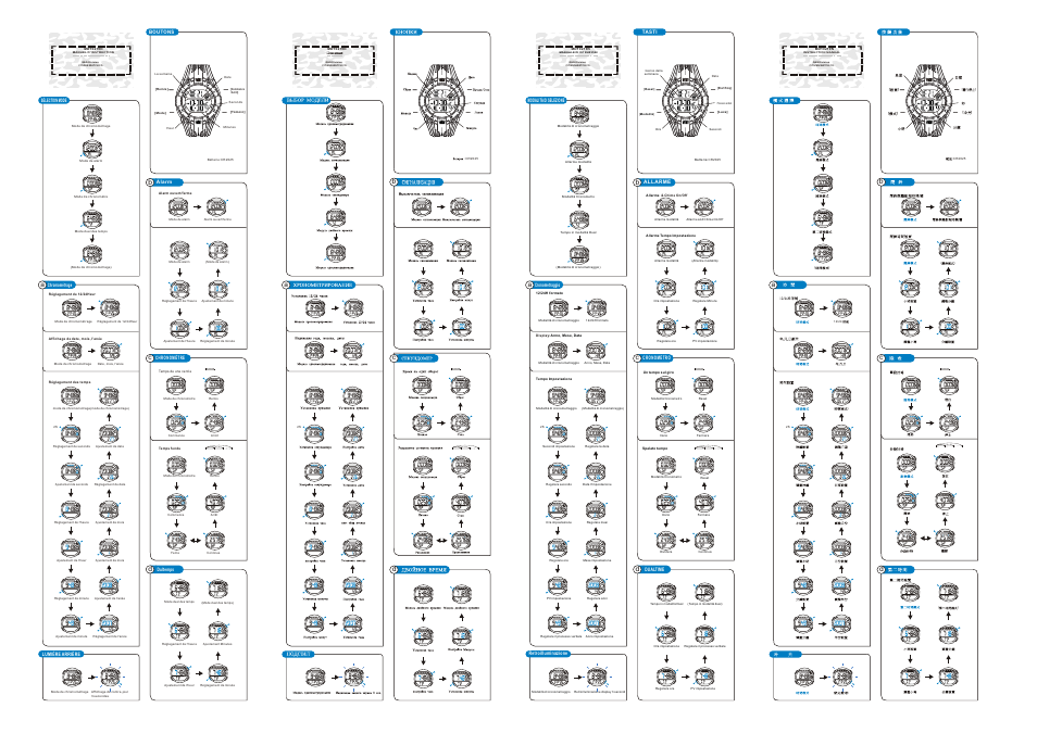 Q&Q QUARTZ MD10219 User Manual | Page 2 / 2