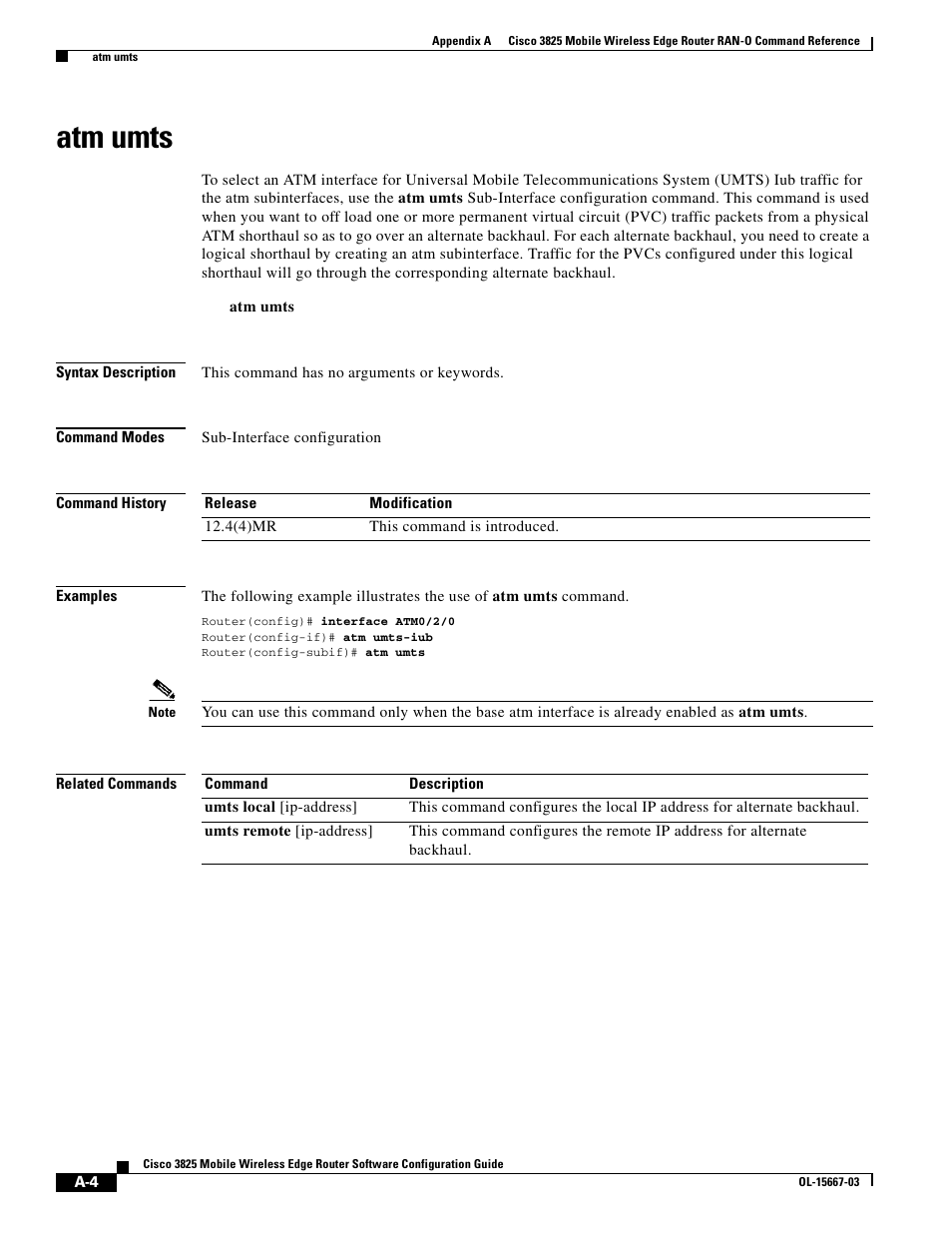 Atm umts | Cisco 3825 User Manual | Page 136 / 358