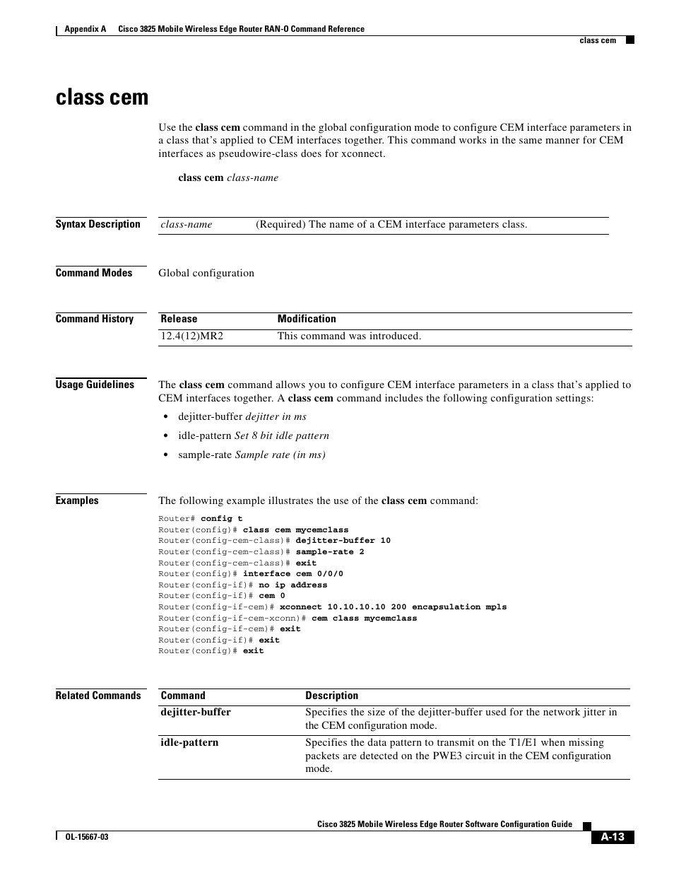 Class cem | Cisco 3825 User Manual | Page 145 / 358