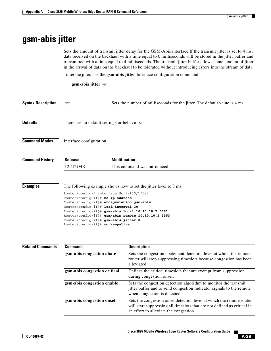 Gsm-abis jitter | Cisco 3825 User Manual | Page 161 / 358