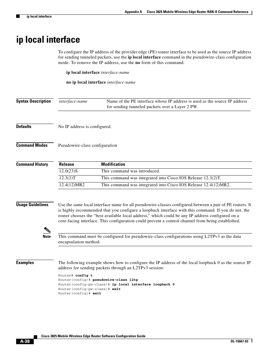 Ip local interface | Cisco 3825 User Manual | Page 170 / 358