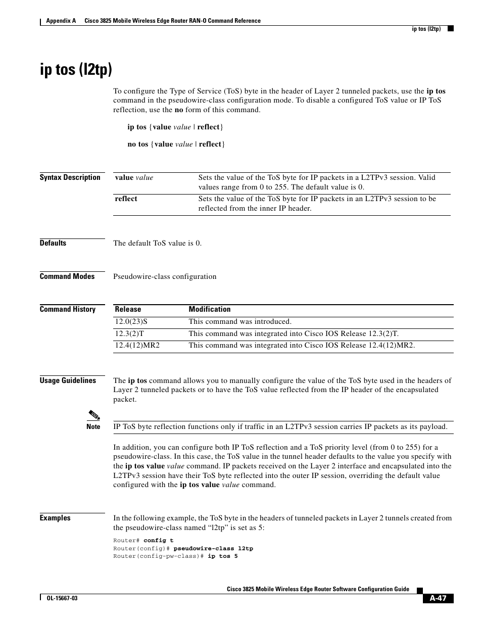 Ip tos (l2tp) | Cisco 3825 User Manual | Page 179 / 358