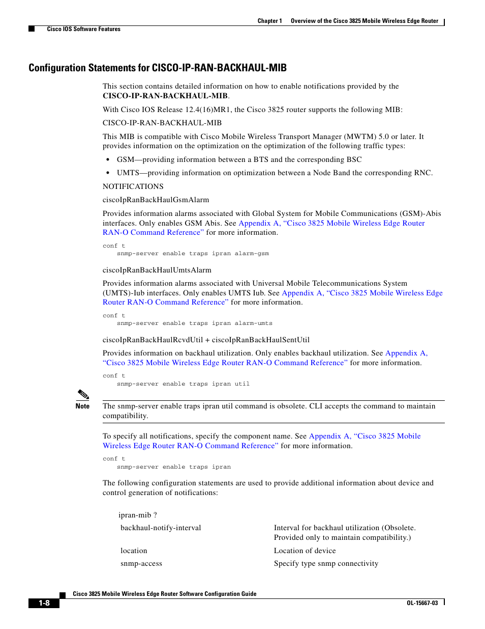Cisco 3825 User Manual | Page 18 / 358