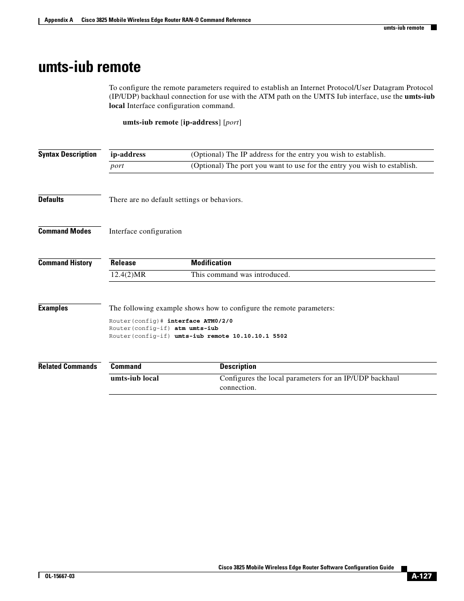 Umts-iub remote | Cisco 3825 User Manual | Page 259 / 358
