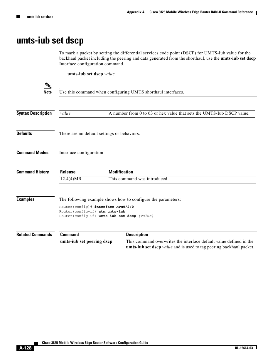 Umts-iub set dscp | Cisco 3825 User Manual | Page 260 / 358
