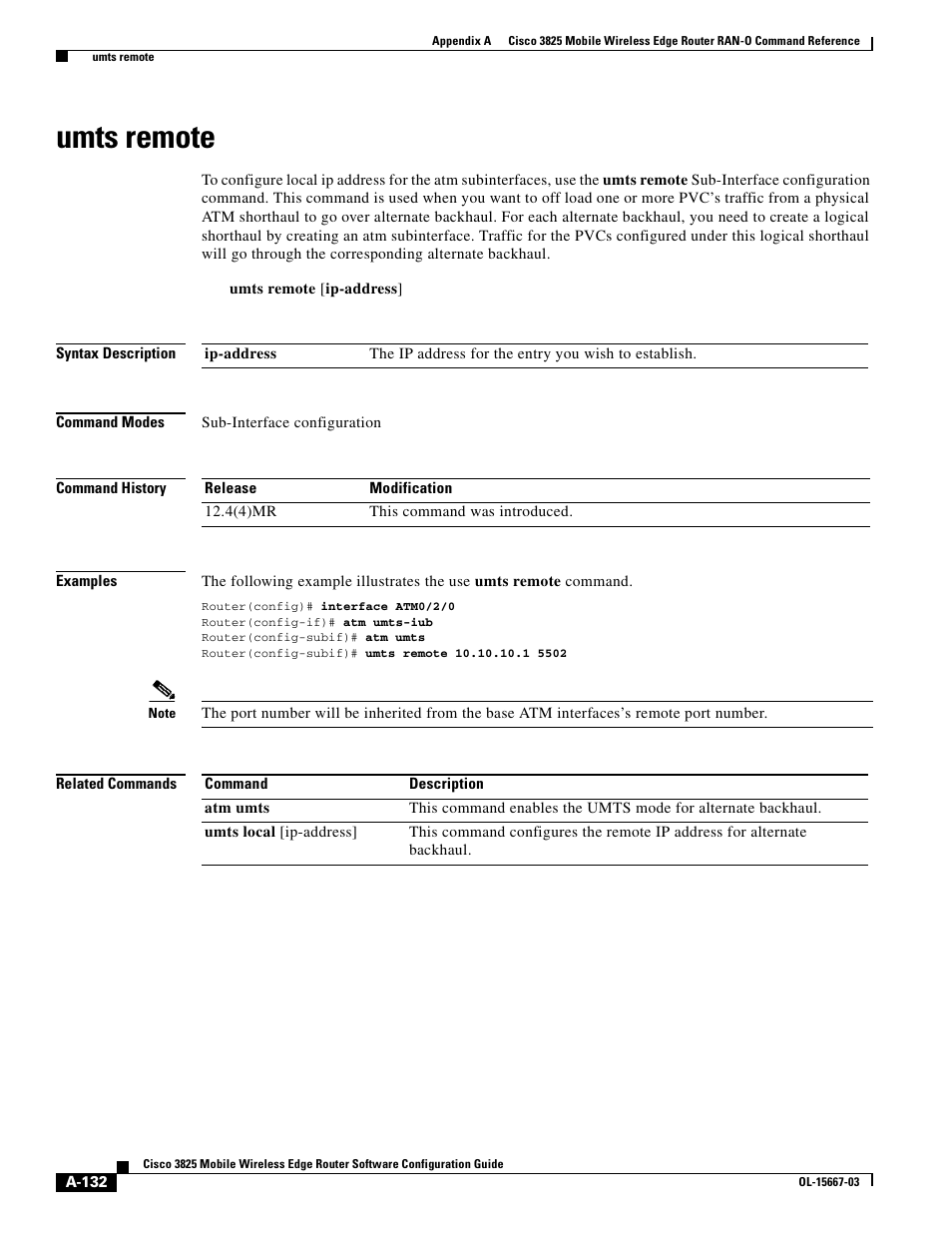 Umts remote | Cisco 3825 User Manual | Page 264 / 358