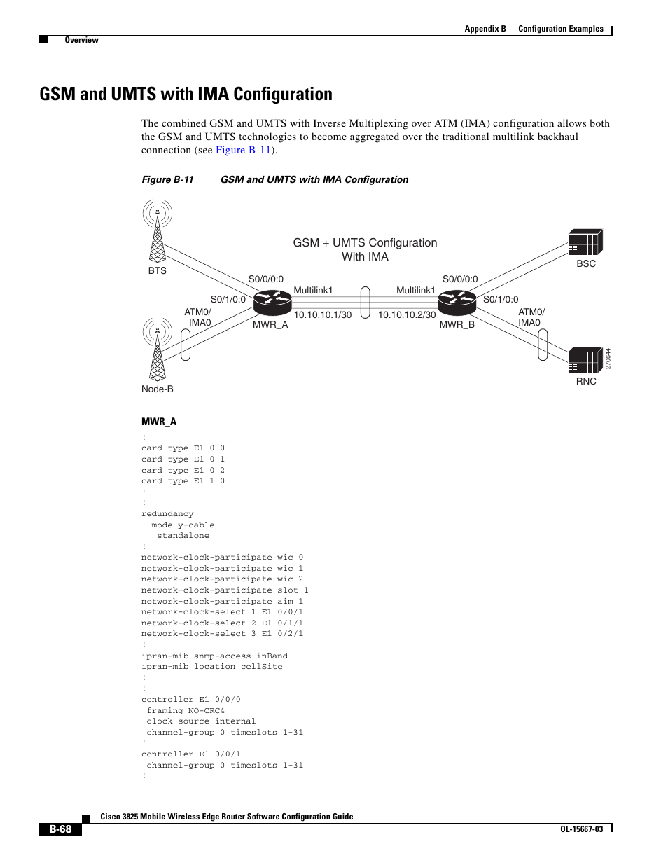 Gsm and umts with ima configuration | Cisco 3825 User Manual | Page 336 / 358