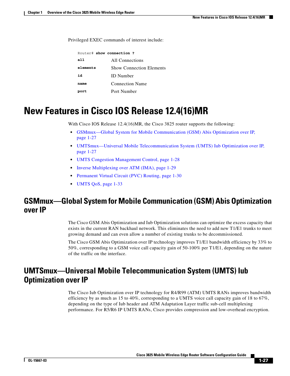 New features in cisco ios release 12.4(16)mr | Cisco 3825 User Manual | Page 37 / 358