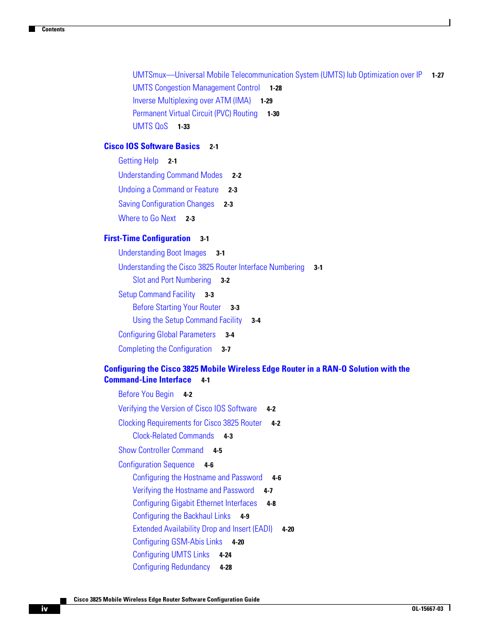 Cisco 3825 User Manual | Page 4 / 358