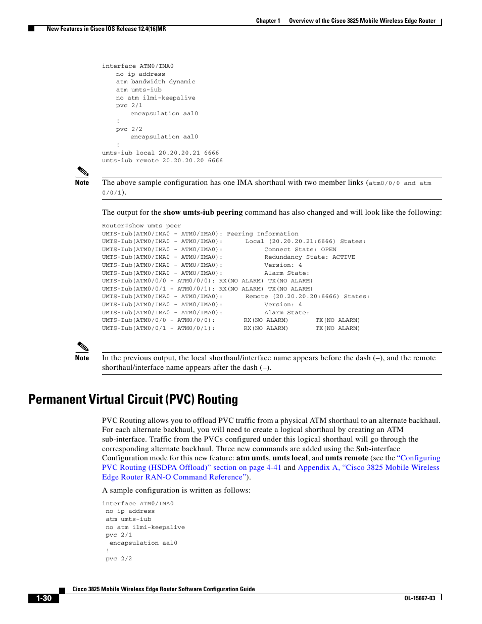 Permanent virtual circuit (pvc) routing | Cisco 3825 User Manual | Page 40 / 358