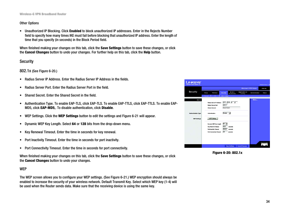 Cisco WRV54G User Manual | Page 38 / 101