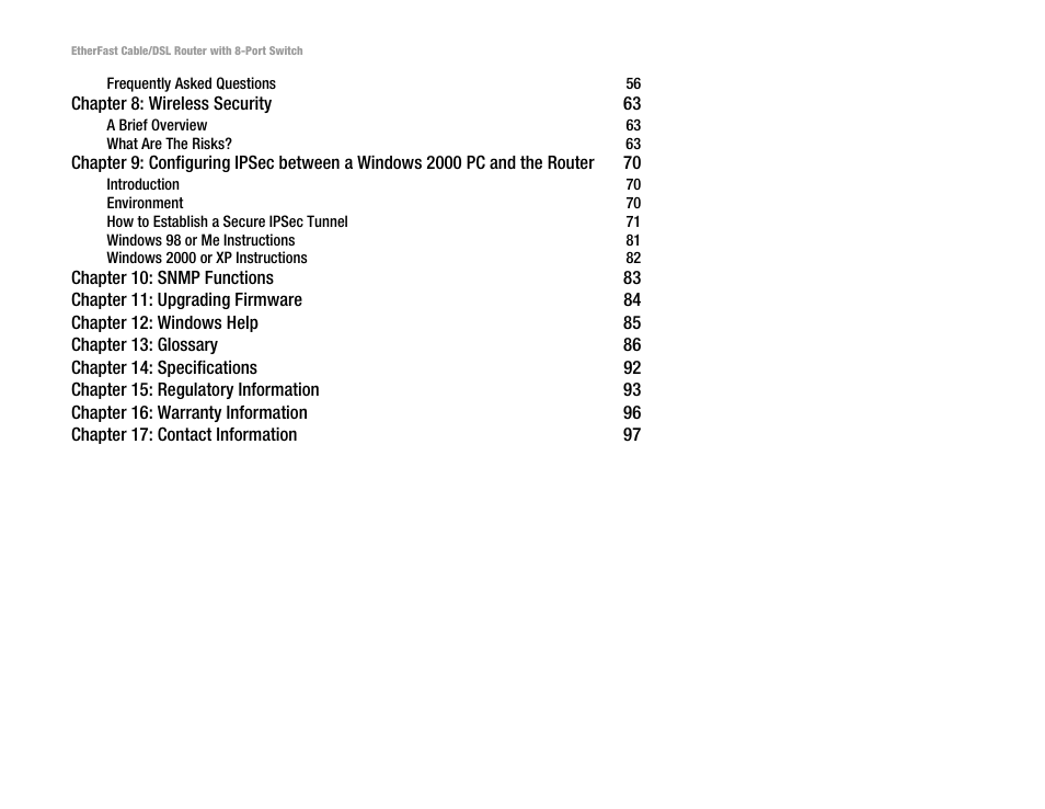 Cisco WRV54G User Manual | Page 4 / 101