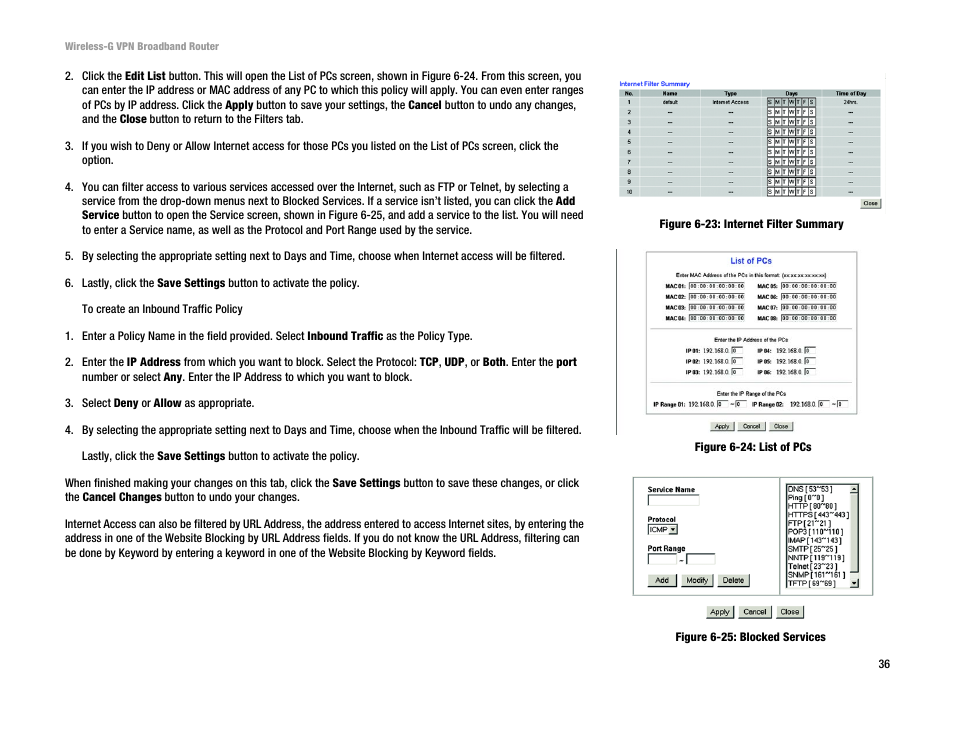 Cisco WRV54G User Manual | Page 40 / 101