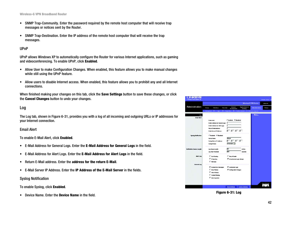 Cisco WRV54G User Manual | Page 46 / 101