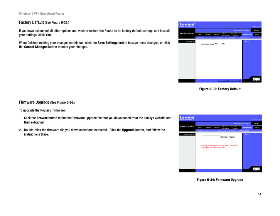 Cisco WRV54G User Manual | Page 48 / 101