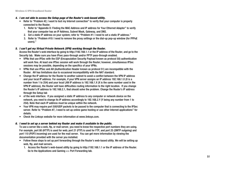 Cisco WRV54G User Manual | Page 55 / 101