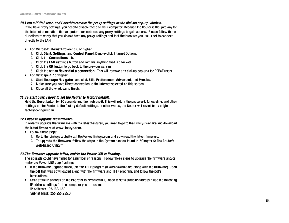 Cisco WRV54G User Manual | Page 58 / 101