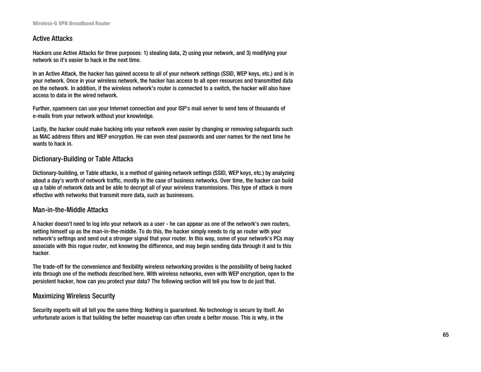 Cisco WRV54G User Manual | Page 69 / 101