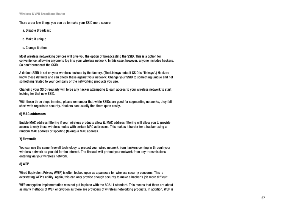Cisco WRV54G User Manual | Page 71 / 101