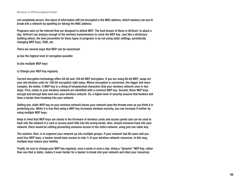Cisco WRV54G User Manual | Page 72 / 101