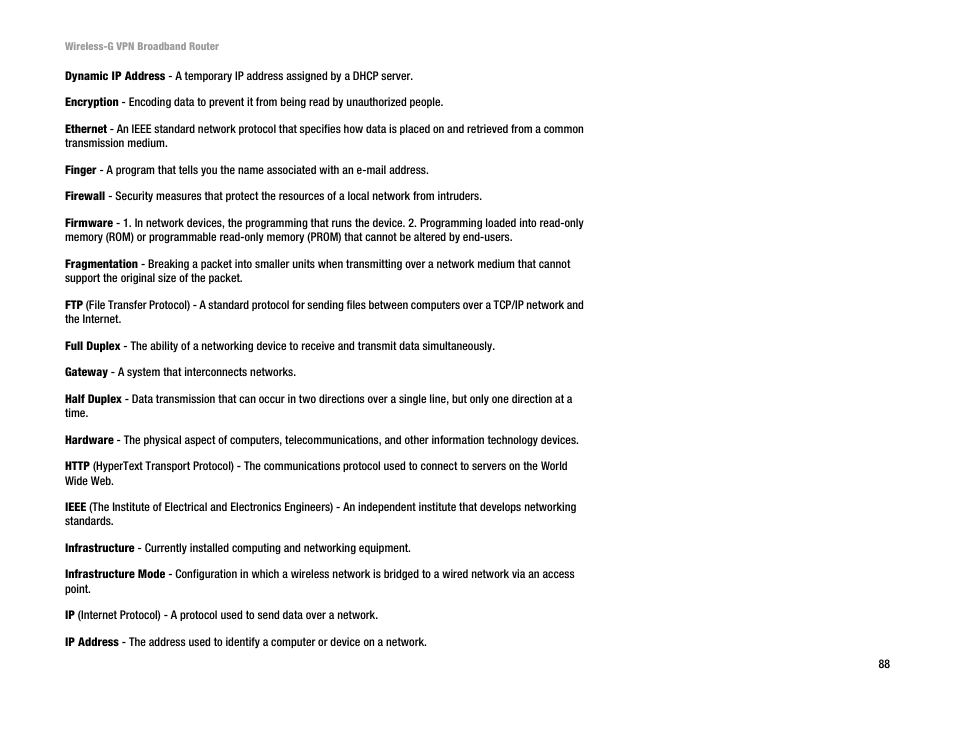 Cisco WRV54G User Manual | Page 92 / 101