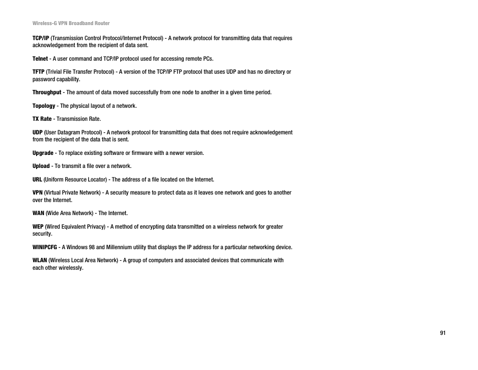 Cisco WRV54G User Manual | Page 95 / 101