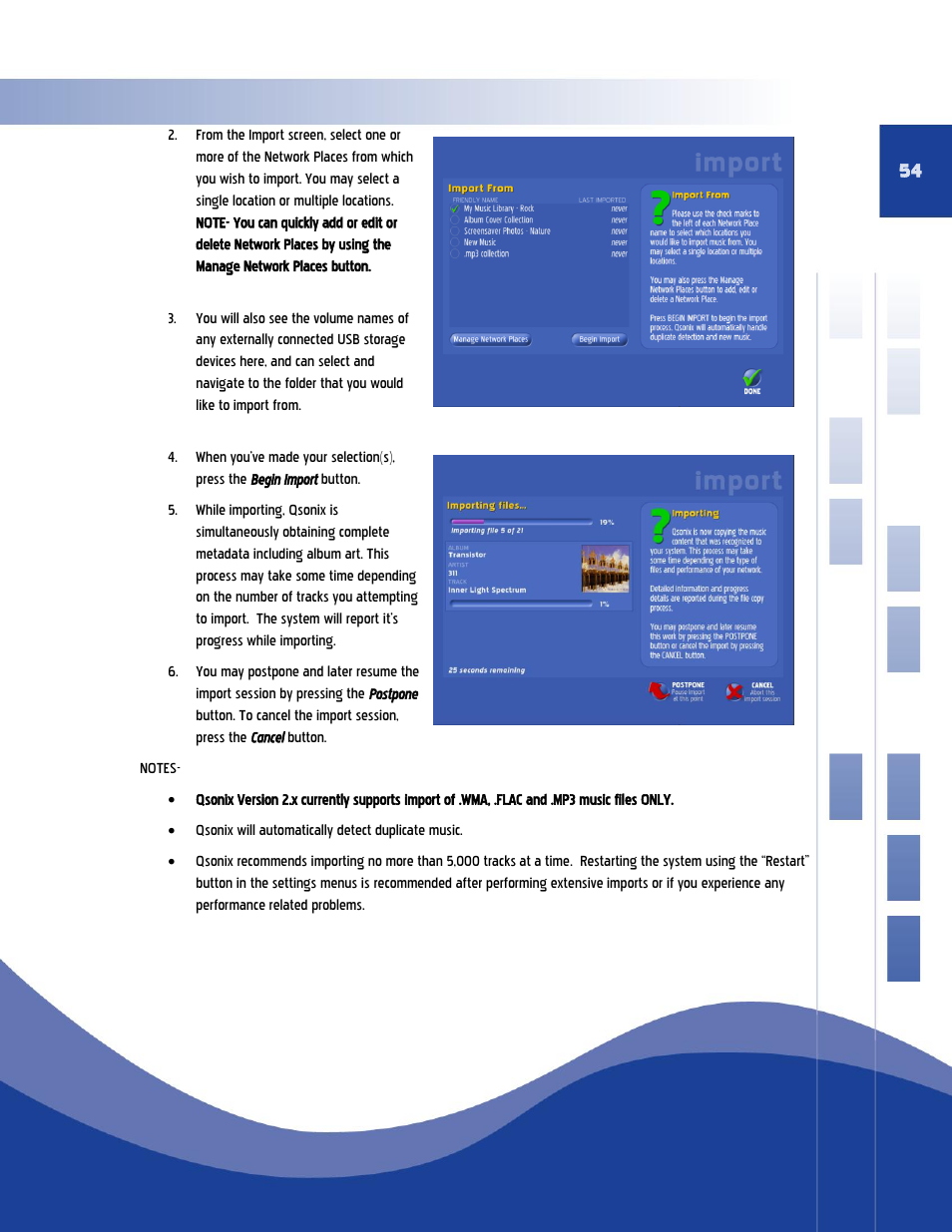 Web browser control | Qsonix Q110 User Manual | Page 54 / 62