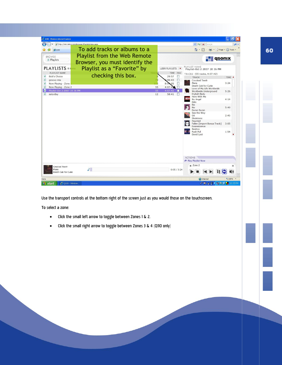 Qsonix Q110 User Manual | Page 60 / 62